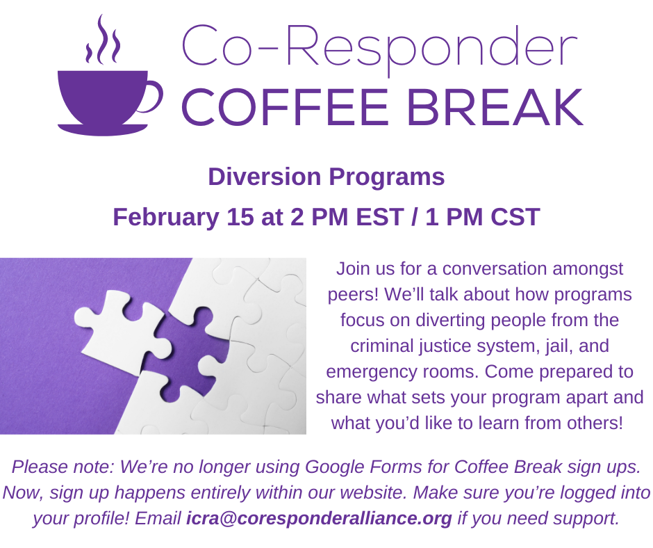Join us on Feb. 15 at 2 pm EST / 1 PM CST to learn about diversion programs.